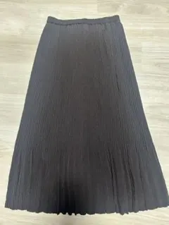 【新品】レリアンこげ茶プリーツスカート 9号