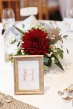 アルファベットテーブルナンバー8枚セット　ドリンクメニュー立て16個セット