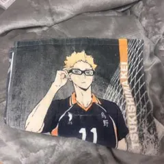 月島蛍 タオル ハイキュー
