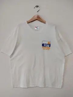 291 90s USA製 企業 ホテル シングルステッチ Tシャツ