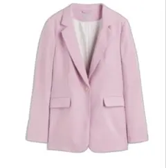 完売h&m ピンク テーラードジャケット