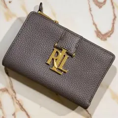 Ralph Lauren ブラウン 二つ折り財布 ラルフローレン