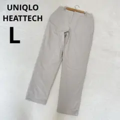 UNIQLO ユニクロ ヒートテック カジュアルパンツ 無地 グレイ L