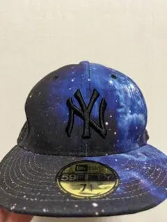 ナ*ル様 NEW ERA 59FIFTY 宇宙柄キャップ 7 1/4