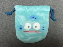 サンリオキャラクターズ　ふわふわフェイス巾着　ハンギョドン