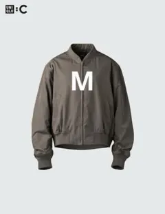 ユニクロC ボマージャケット オリーブ カーキ