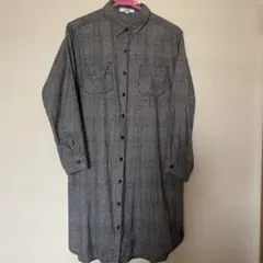 ハートマーケット チェック シャツ ワンピース チュニック