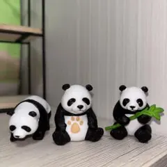 パンダ フィギュア 3体セット