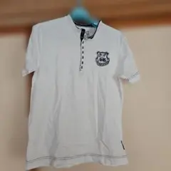 drug store's ボタン付き ホワイトTシャツ