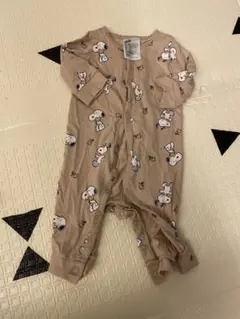 H&M スヌーピー柄ロンパース NB