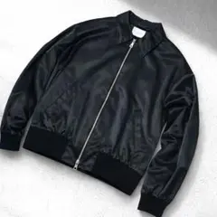 【美品】アーバンリサーチ サテンブルゾン 黒 M ドリズラー