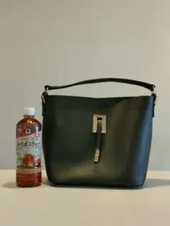 SNIDEL ツイストメタルトートバッグ BLK - メルカリ