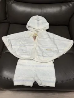 gelato pique ベビー用フード付ポンチョ上下セット　未使用品