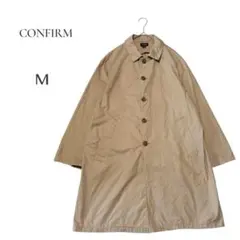 【CONFIRM】ステンカラーコート ベージュ シンプル 無地　Mサイズ