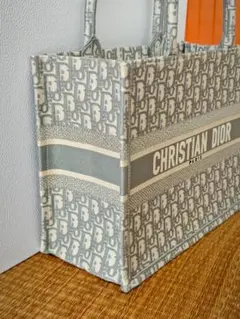 CHRISTIAN DIOR トートバッグ グレー