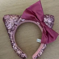 キティーちゃんカチューシャ ピンク スパンコール
