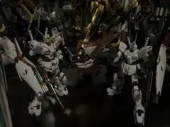 ガンプラ　塗装済み完成品　ユニコーンガンダム　セット　RG