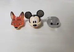 ディズニーキャラクター ファッションリング ロイヤルクリア ３点セット