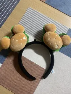 ハンバーガー耳付きカチューシャ