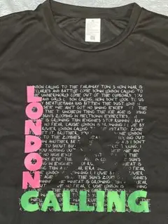 クラッシュLONDON CALLING Tシャツ ブラック XL