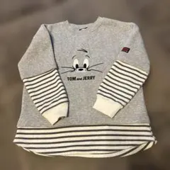 トムとジェリー トレーナー 130cm グレー