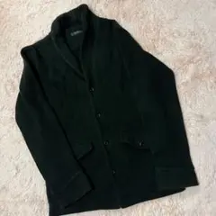 nano universe 숄 컬러 가디건 블랙