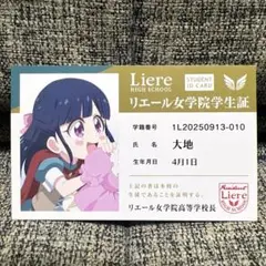 邪神ちゃんドロップキック　大地　非売品　ランダム　名刺風カード