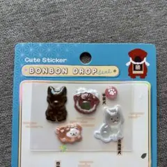 和柄 日本犬 ボンボンドロップシール