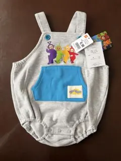 テレタビーズロンパース グレー 80