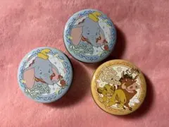 プチキャン 缶のみ ダンボ・ライオンキング 3点セット