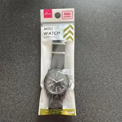 DAISO ダイソー ミリウォッチ MILI WATCH 腕時計 黒