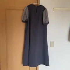 Milk tea 授乳服 ダークグレー ワンピース