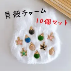 ★チャーム　パーツ　貝殻　ヒトデ　ハンドメイド　材料　手作り　じゃらじゃら材料