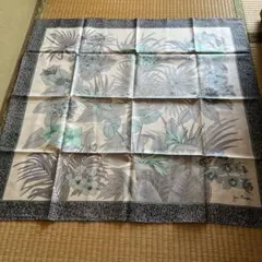 Jim Thompson 花柄大判シルクスカーフ　**即購入可能