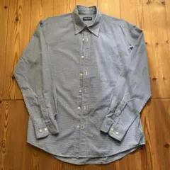 OLD UNIQLO ギンガムチェック 長袖シャツ M