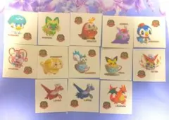 ポケモンパンシールセット　ポケモンカフェ