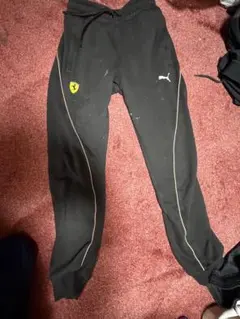 フェラーリ プーマ ジョガーパンツ ブラック
