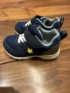 【美品】moon star ネイビー スニーカー　15.0cm