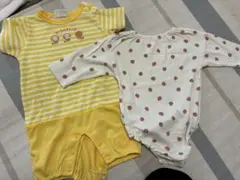 【4点セット】ベビー服 サイズ混合 プーさん、ズートピアキャラクター入り