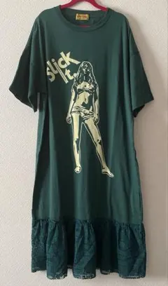 HYSTERIC GLAMOUR ロングワンピース グリーンのサムネイル