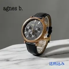 【人気】agnes b. アナログ腕時計 クロノグラフのサムネイル