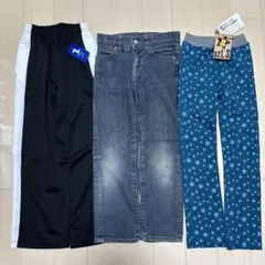 新品2点 120cm 男の子 ズボン3点セット