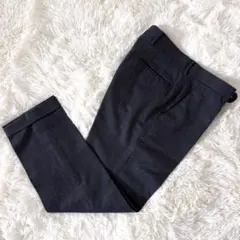 【美品】SHIPS スラックス ダークグレー センタープレスのサムネイル