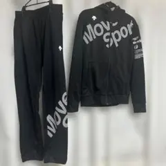 DESCENTE Move Sport ジャージ上下セット⭐︎黒⭐︎Ｏサイズ⭐︎