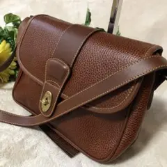 極美品　レア　COACH オールドコーチ　ショルダーバッグ　ターンロック　レザー