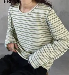 FRUIT OF THE LOOM ボーダー長袖Tシャツ