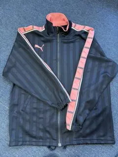 PUMA トラックジャケット ネイビー ピンク