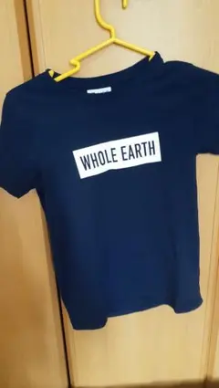 Whole Earth ネイビー Tシャツ 140のサムネイル