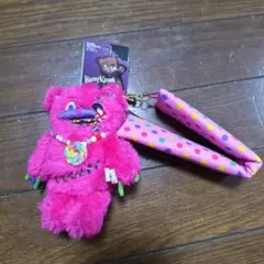 ハロウィンホラーナイト　ハミクマキャンディ　ぬいぐるみキーチェーン