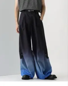 HARE 完売品グラデワイドレッグパンツ　ブルー